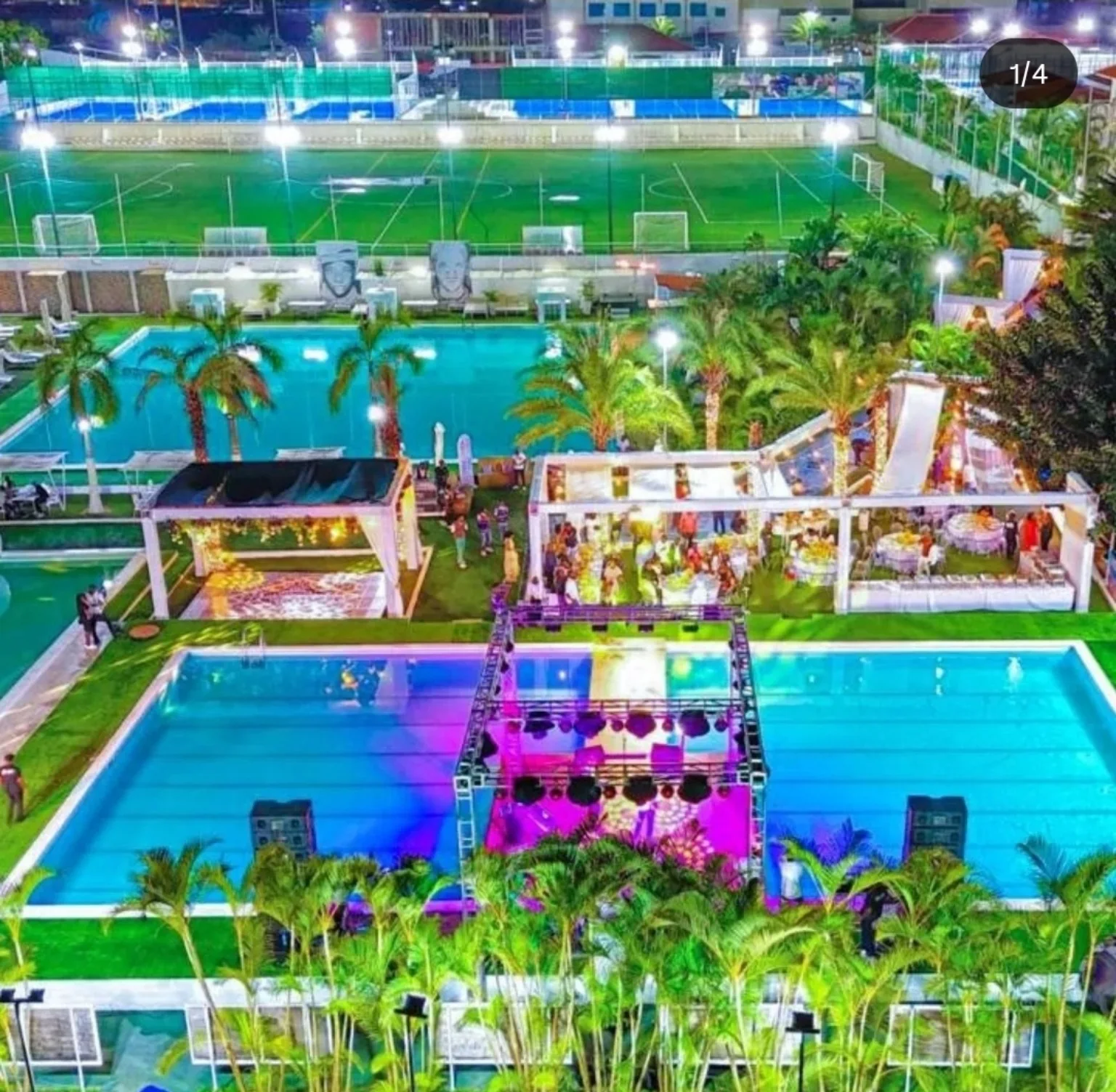 Piscina exterior do DSR Angola - Decifer Sport Resort